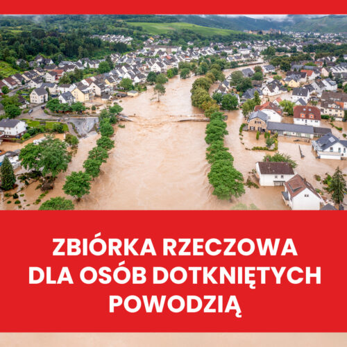 Zbiórka dla osób poszkodowanych w powodzi